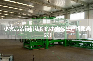 小食品裝箱機(jī)讓你的小食品生產(chǎn)線z高效！